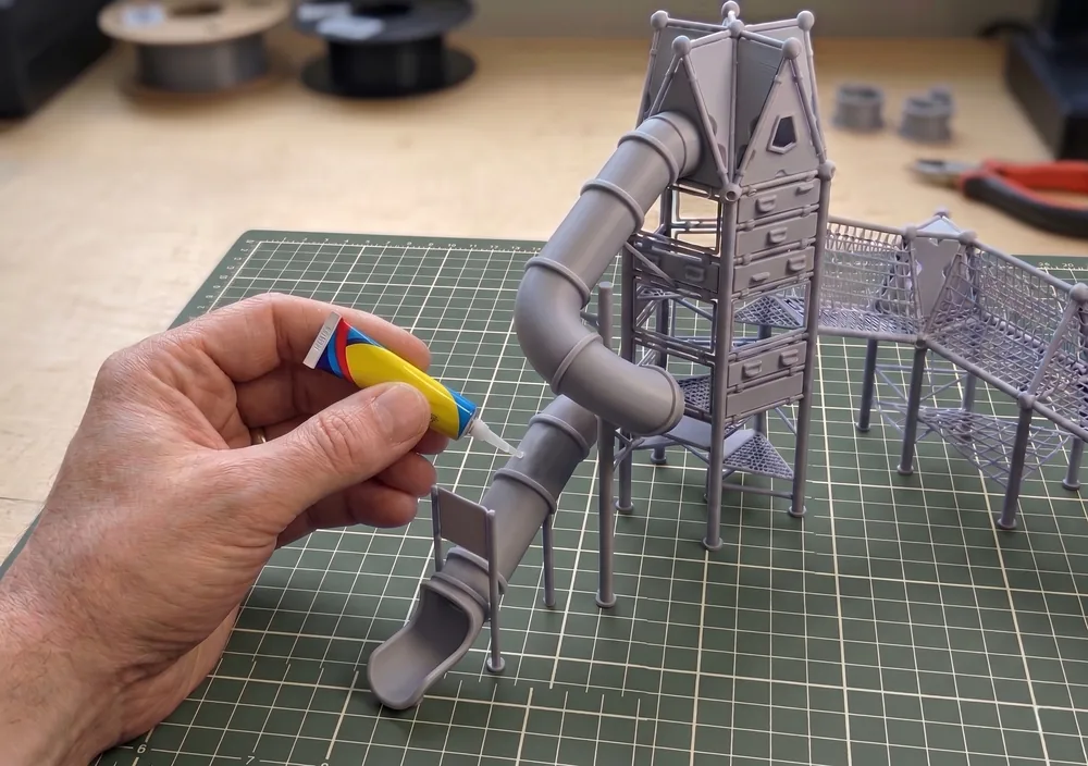 Assembling a 3D prototype model of the playground
