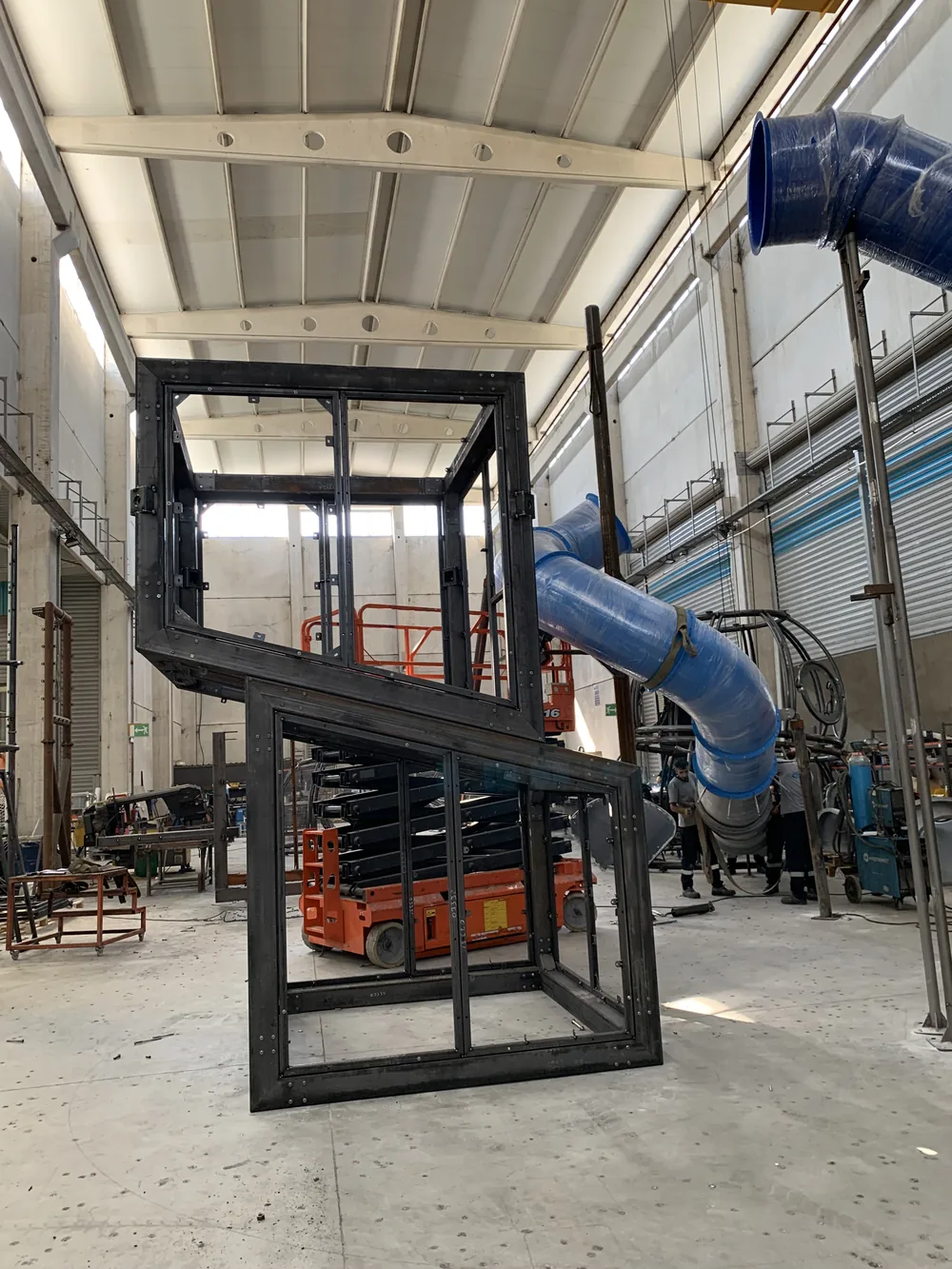 Framing a play structure at Cemer